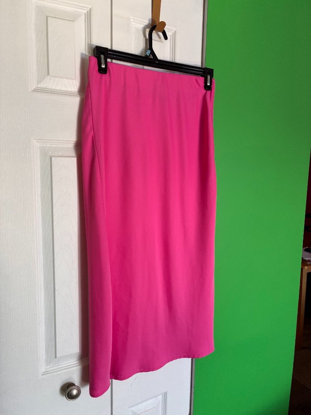 A New Day Barbie Pink Recycled Plastic Satin Skirt M